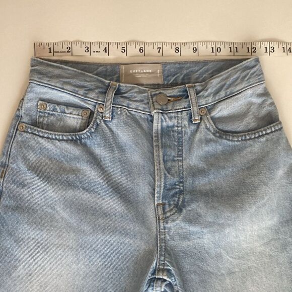 Everlane The ’90s Cheeky Jean Ankle Length in Vintage Sunbleached Blue Size 23 - Picture 12 of 15